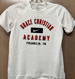 Nike Youth Boys White SS Dri-Fit Legend Tee