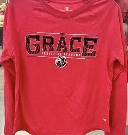 Colosseum Women's Red GRACE LS Tee