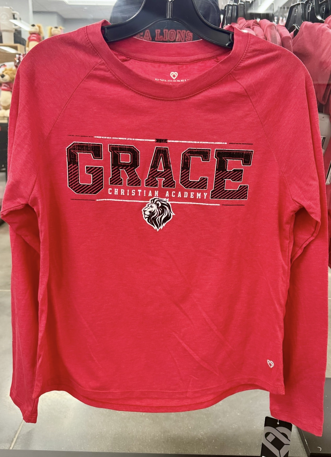 Colosseum Women's Red GRACE LS Tee