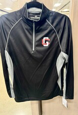 Colosseum Men's Black/Gray Interlock Logo Pullover
