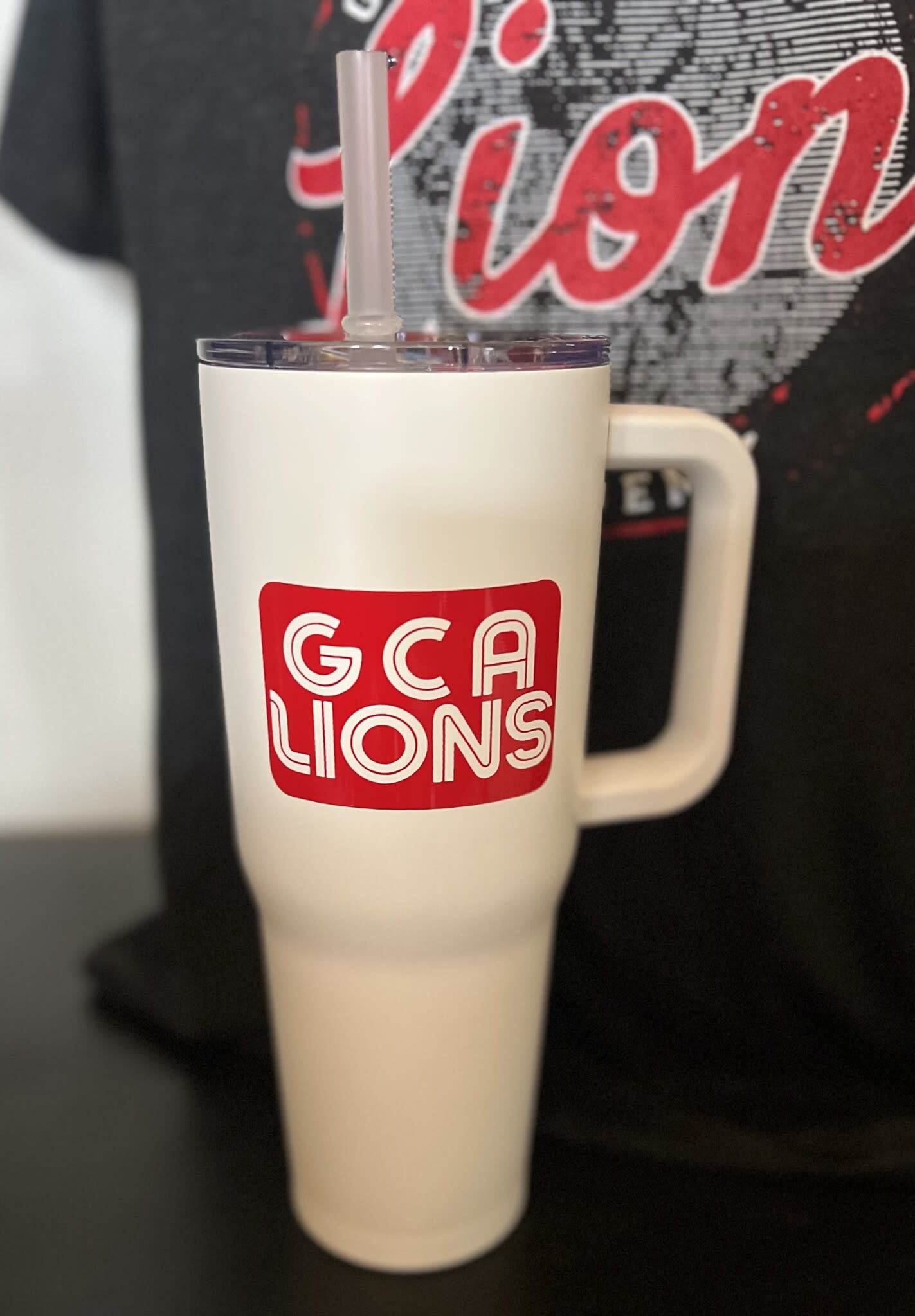 Z GCA Lions Tumbler w/handle - 40oz.