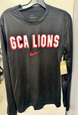 Nike Men's Black GCA LIONS Dri-Fit Legend LS Tee