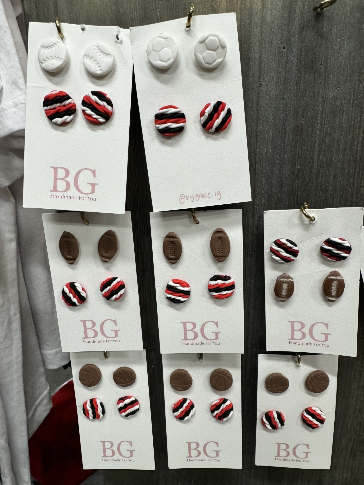 By Grace Sports Earrings