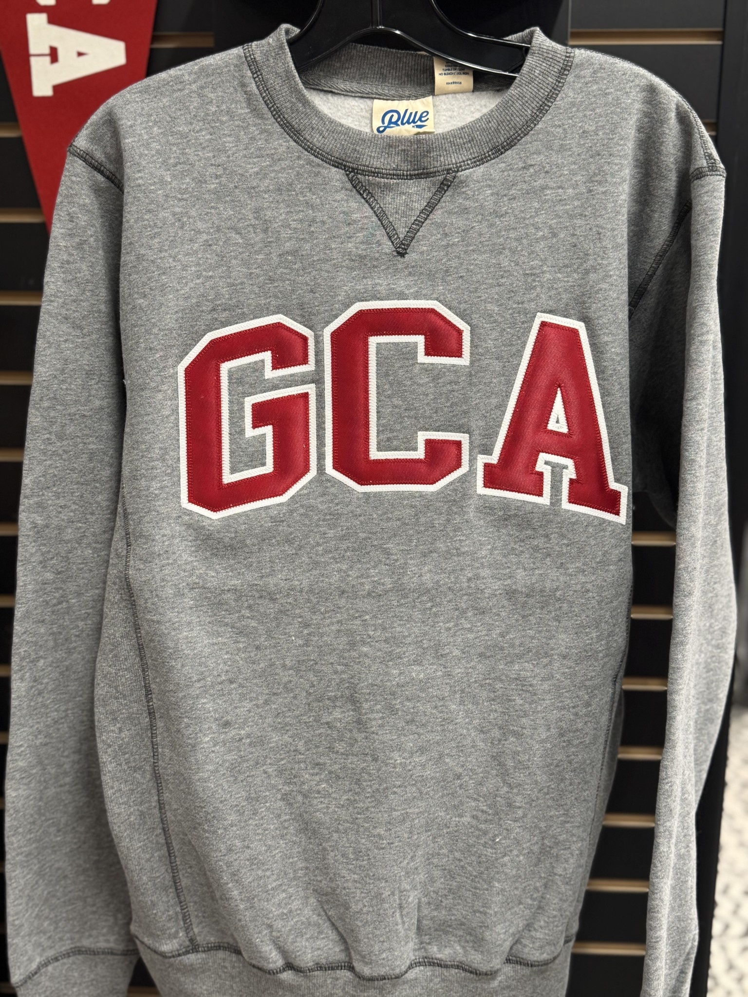 Blue 84 Adult GCA Patch Crewneck