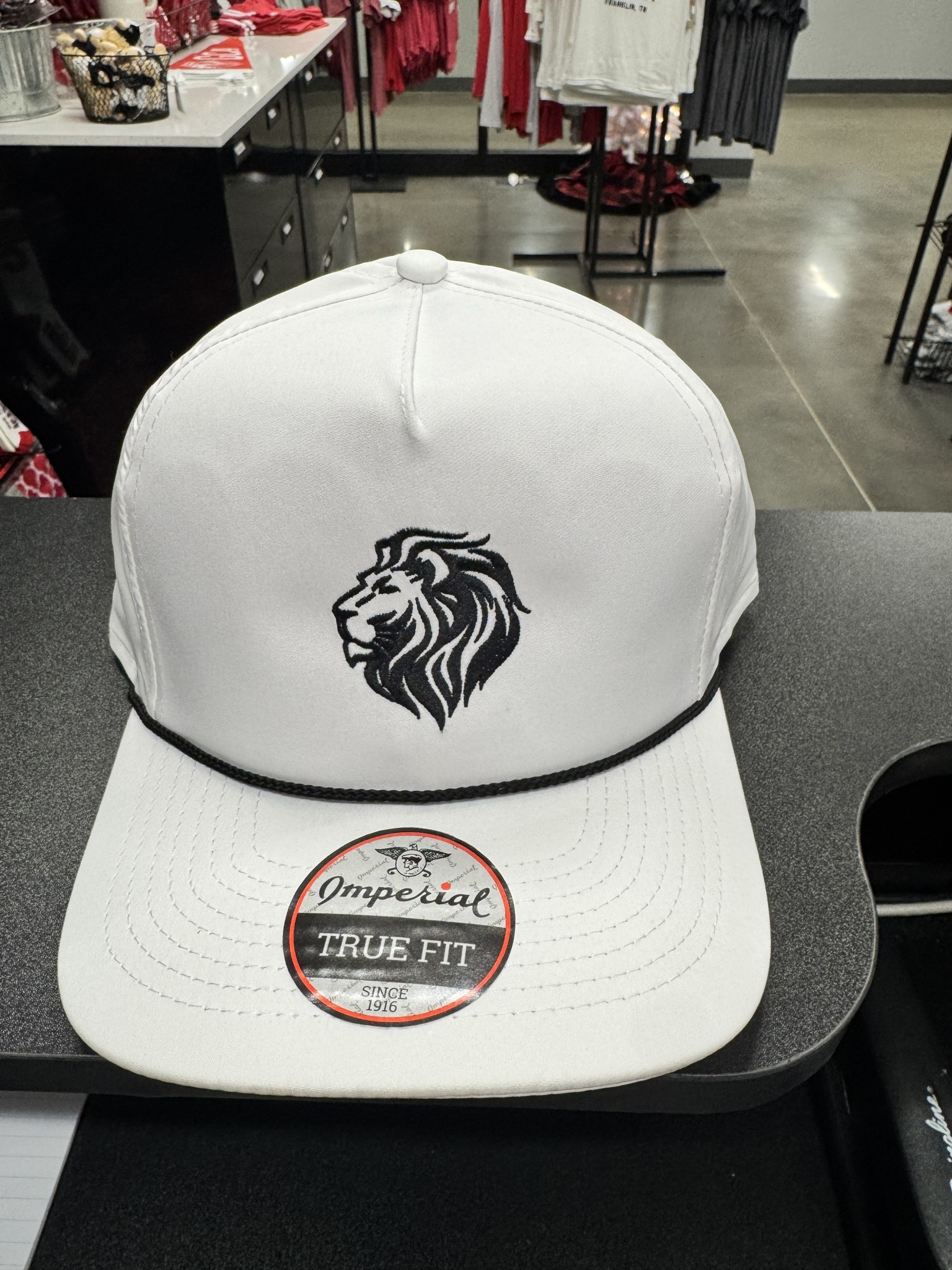 Imperial Men's White Lion Rope Hat