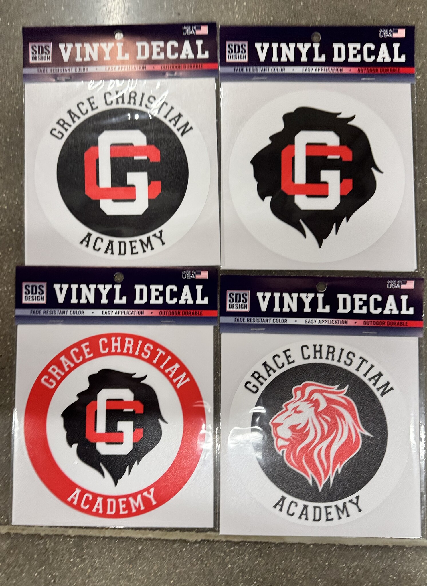 SDS Design 6" Vinyl Decal