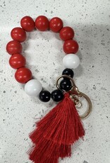 Beaded Wristlet Keychain