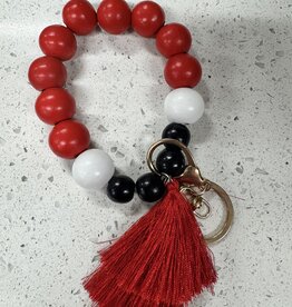 Beaded Wristlet Keychain