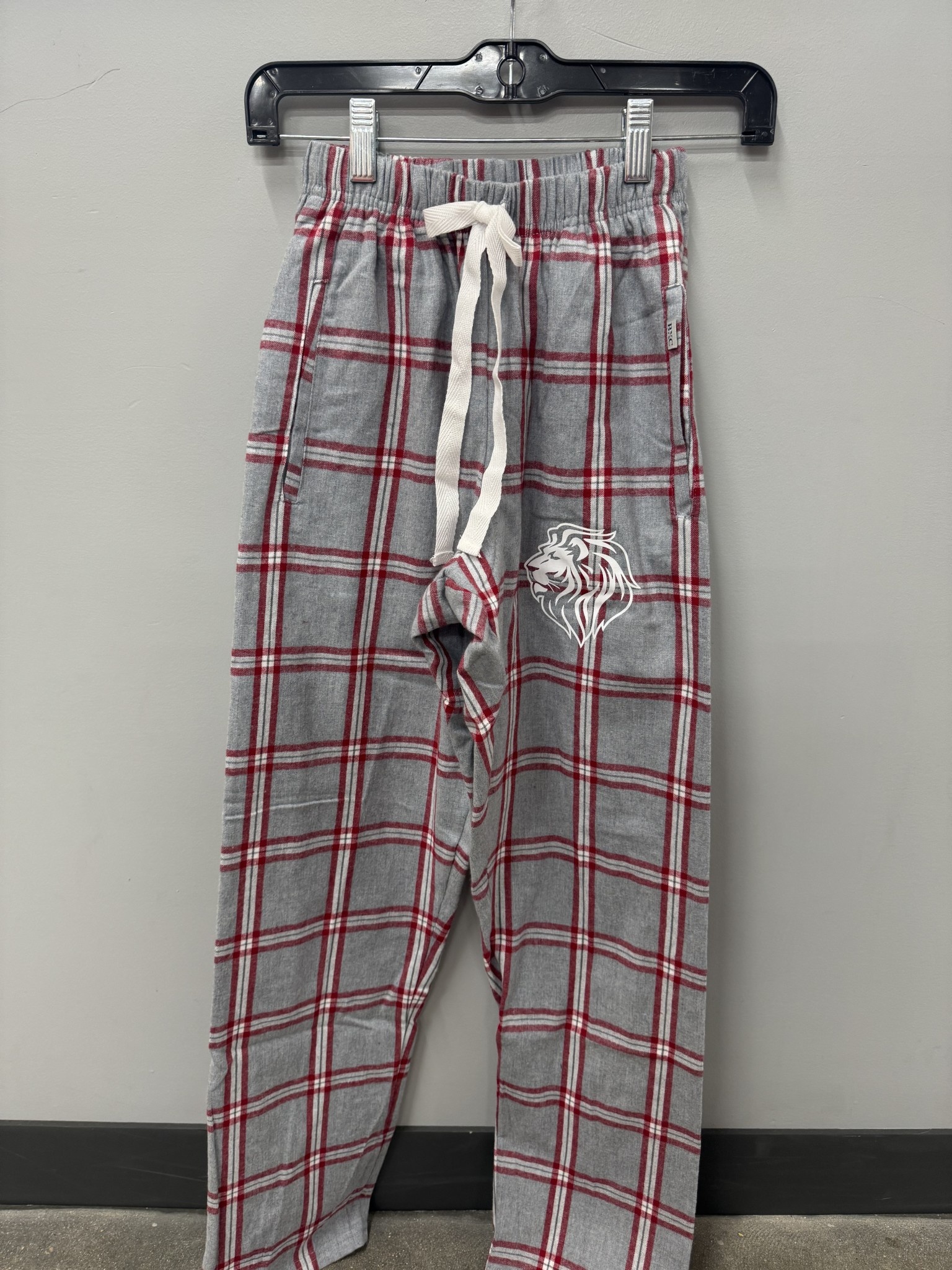 Boxercraft Older Girl's/Women Grey & Red Plaid  Flannel PJs
