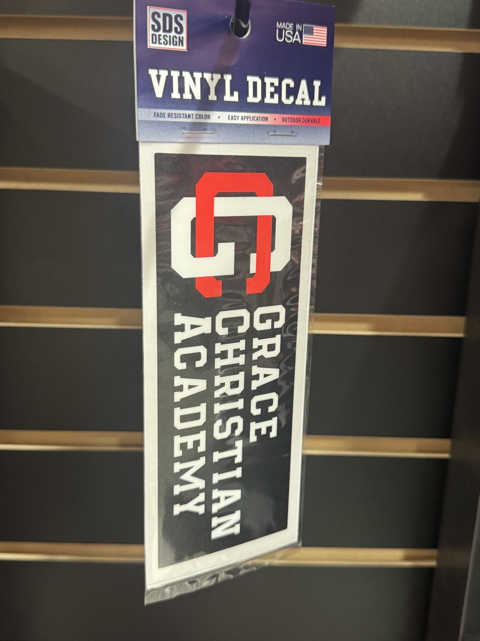 SDS Design Rectangle GC Vinyl Decal