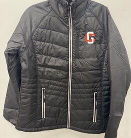 Cutter & Buck Women's Black Puffy GC Logo Jacket