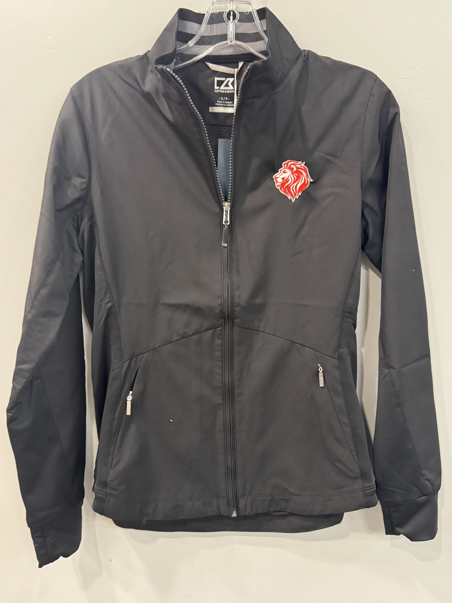 Cutter & Buck Women's Black Lionhead Rainjacket