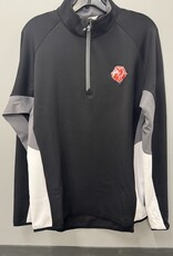 Cutter & Buck Men's Black/White/Grey Color Block 1/4 Zip