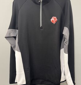 Cutter & Buck Men's Black/White/Grey 1/4 Zip M