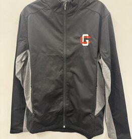 Cutter & Buck Men's Black & Grey GC Full Zip Jacket