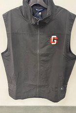 Cutter & Buck Black GC Logo Full Zip Vest