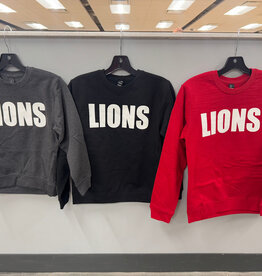 District Fleece Youth Crewneck LIONS Sweatshirt