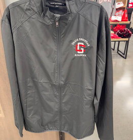 PA Men's Grey Full Zip Lightweight Jacket