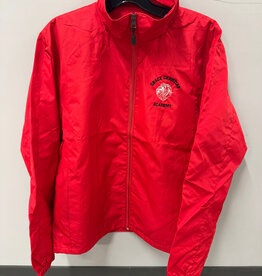 Sport-Tek Men's Red Full Zip Wind Jacket