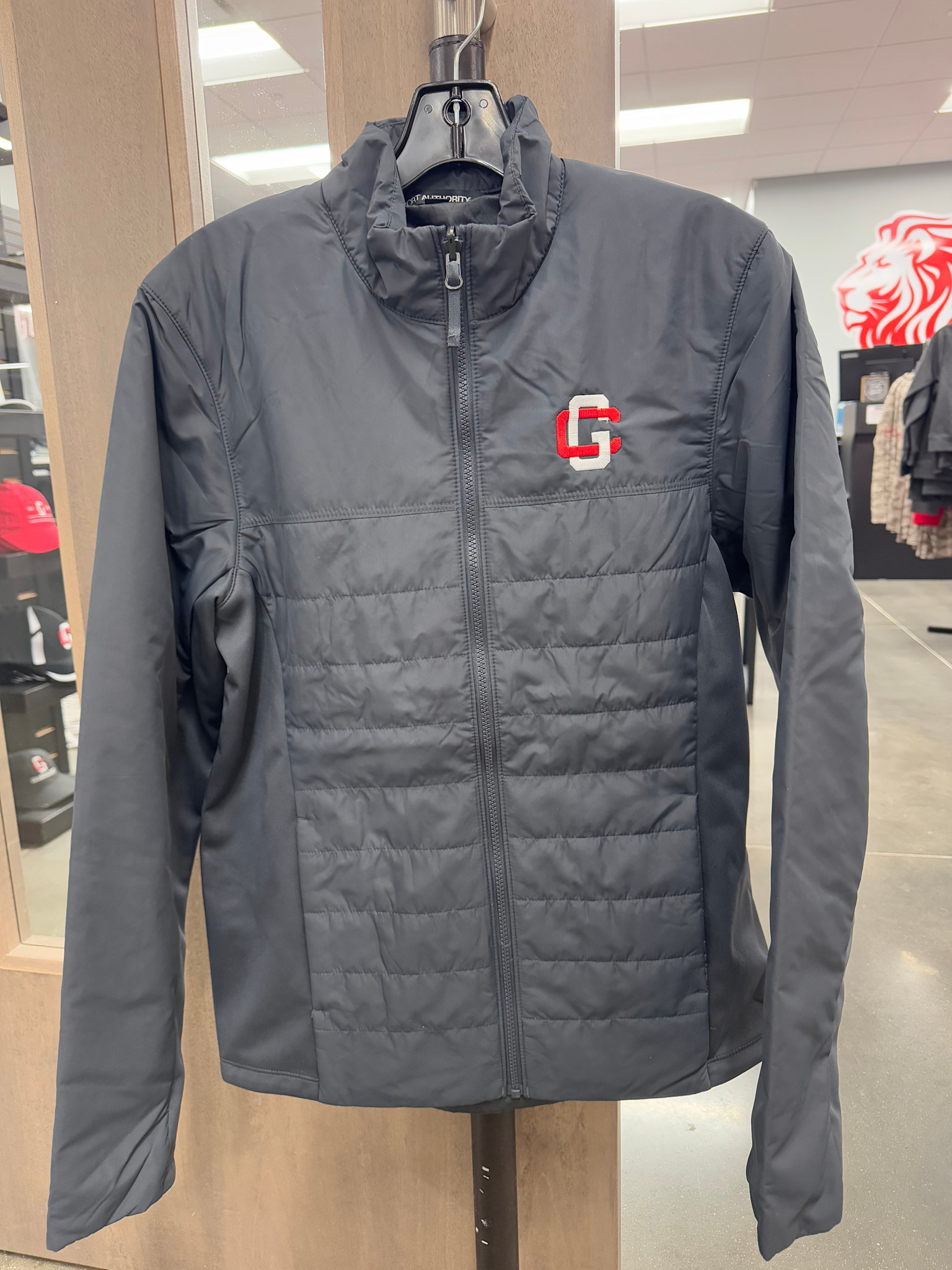 PA Men's Dark Grey Insulated Puff Jacket
