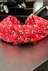 NOLA Couture Youth Red Logo Knotted Headbands