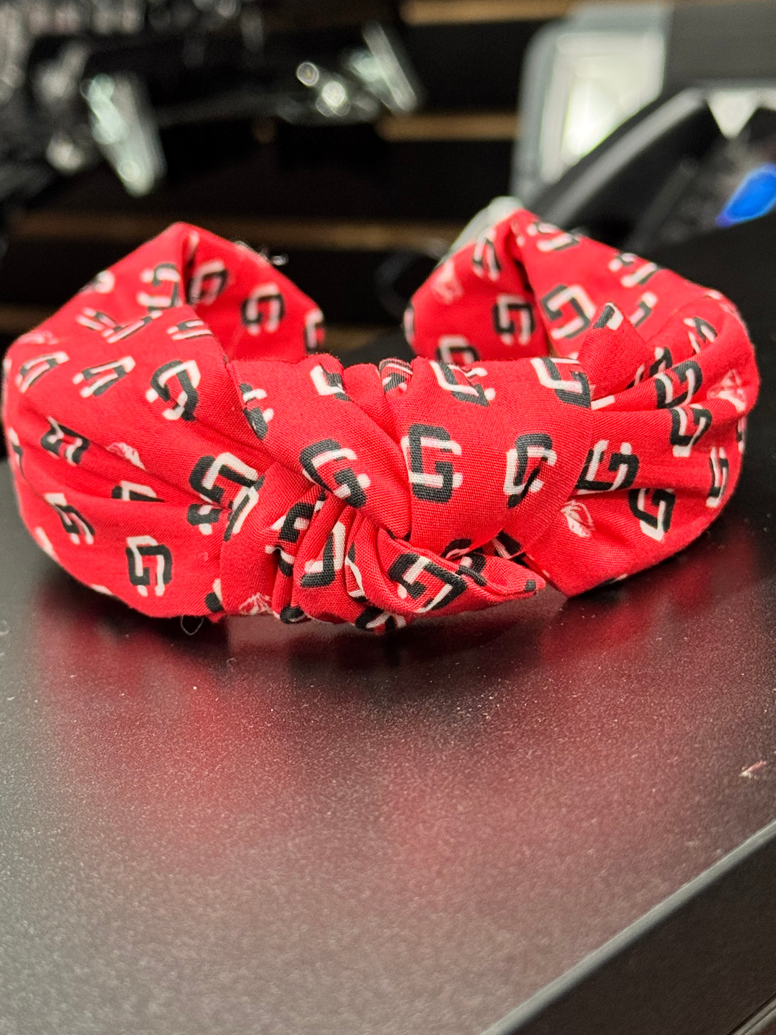 NOLA Couture Youth Red Logo Knotted Headbands
