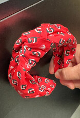 NOLA Couture Youth Red Logo Knotted Headbands