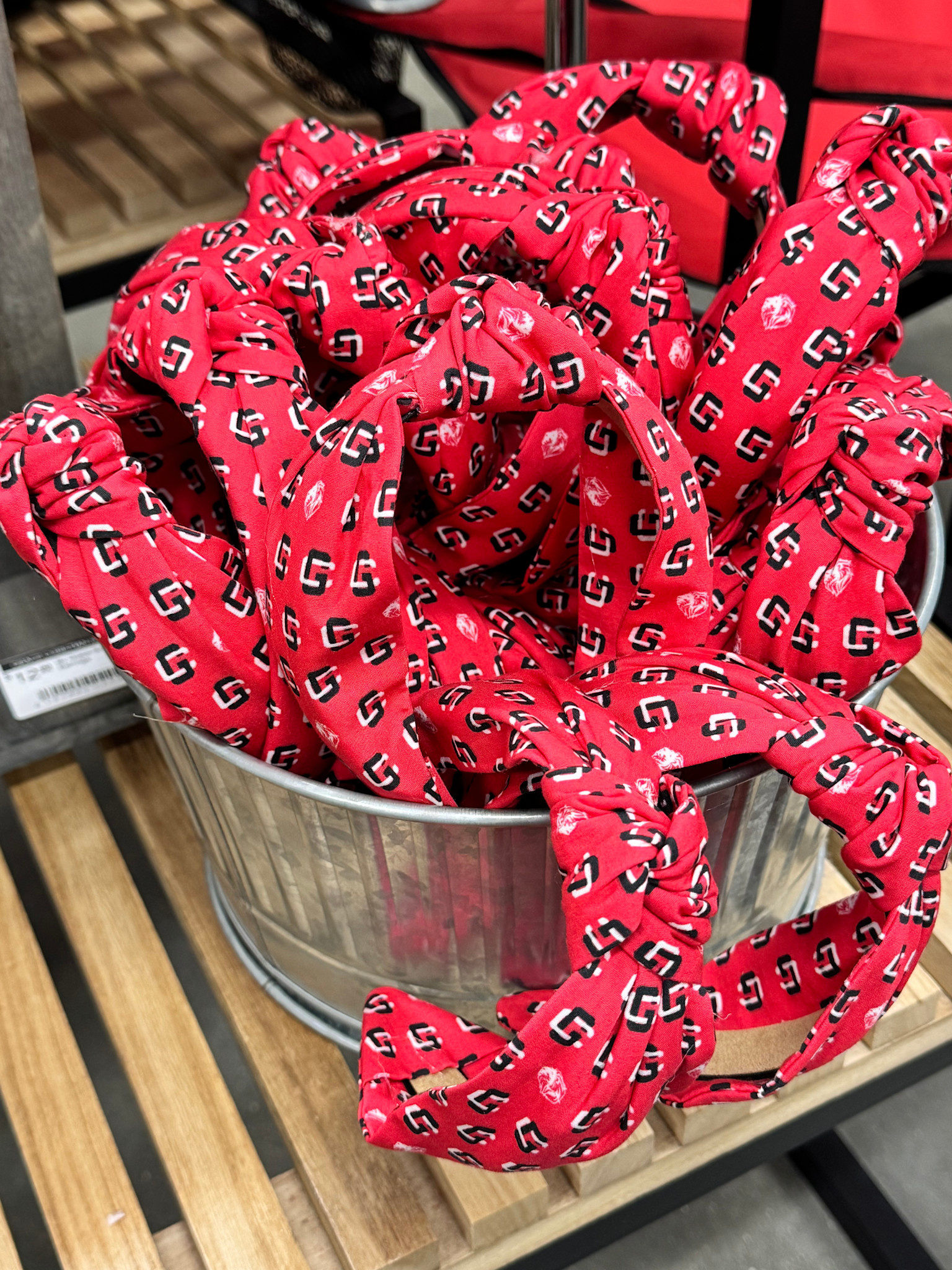 NOLA Couture Youth Red Logo Knotted Headbands