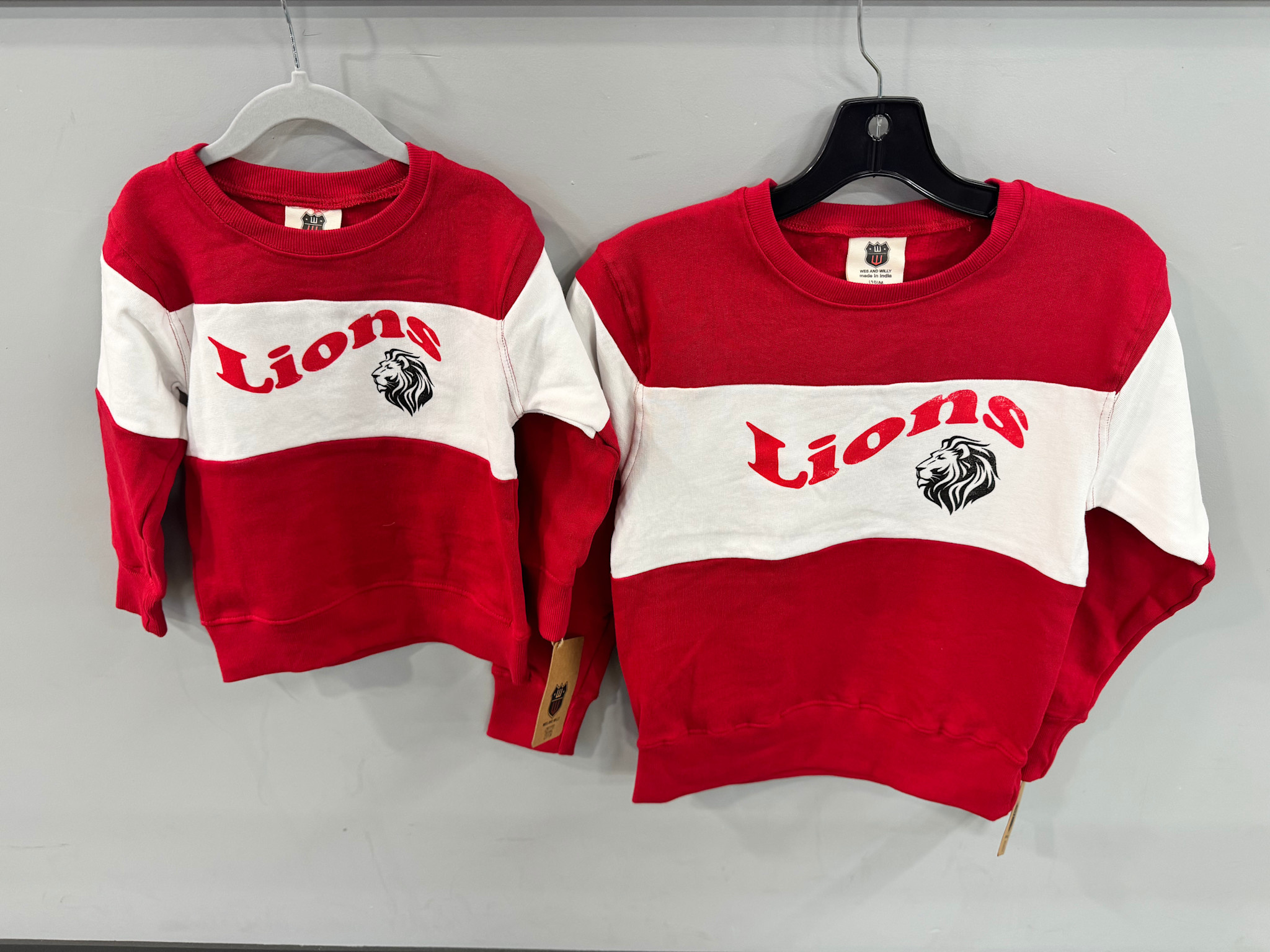 Wes & Willy Toddler/Youth Color Block Sweatshirt