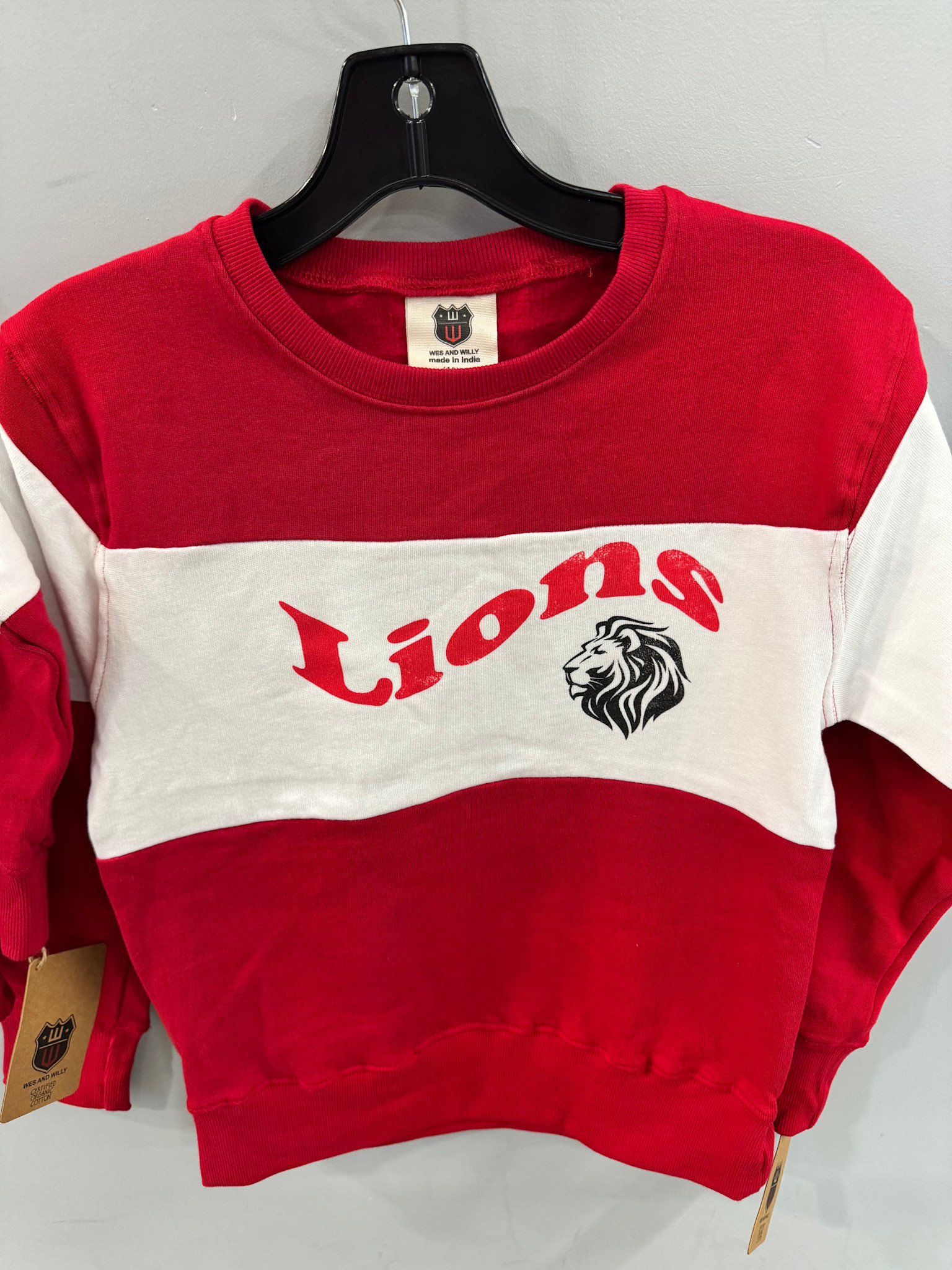 Wes & Willy Toddler/Youth Color Block Sweatshirt