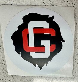 5" Black Lionhead w/ GC Logo Overlay