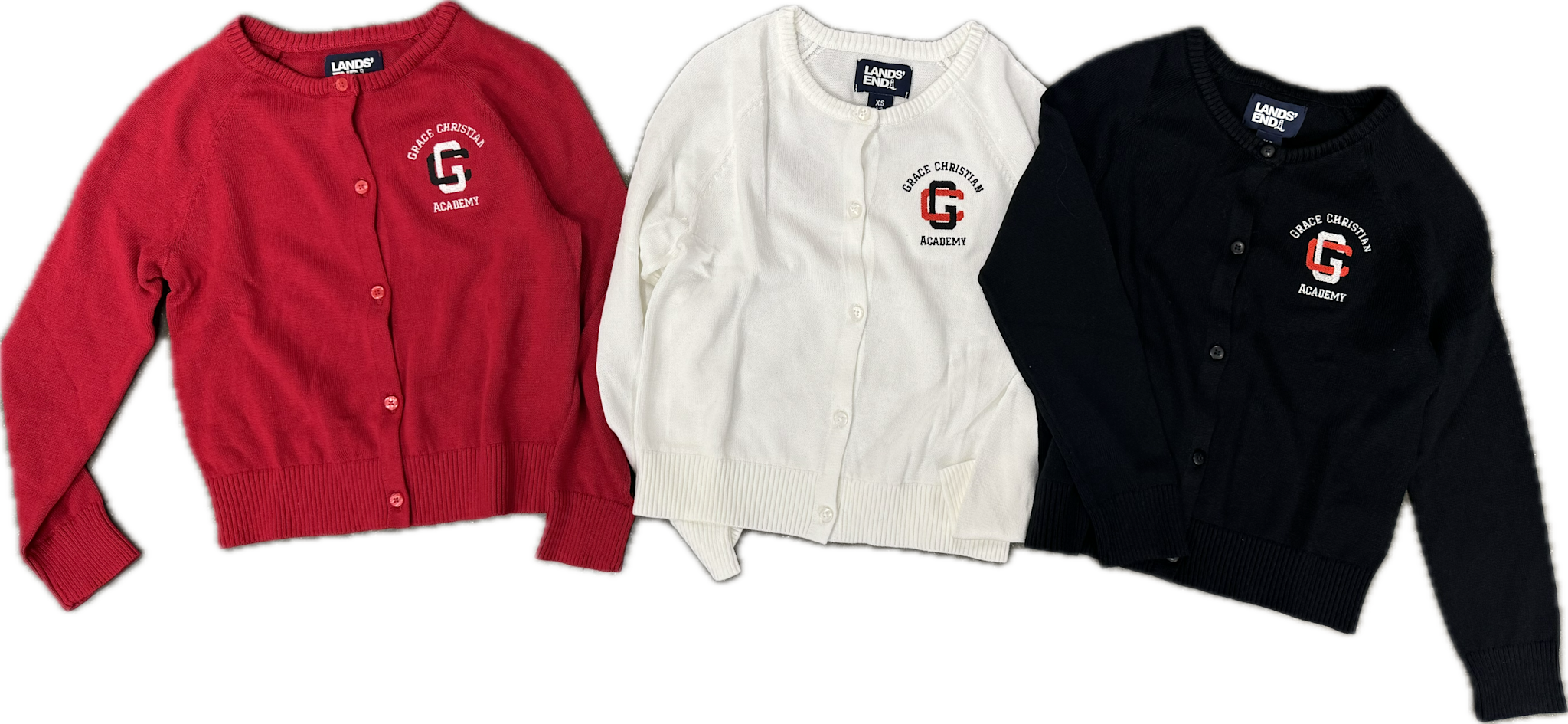 Lands' End Girls Cardigan