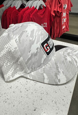Branded Bills Adult White Camo PVC Patch Banner Hat
