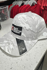 Branded Bills Adult White Camo PVC Patch Banner Hat