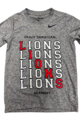 Nike Youth Gray Diagonal LIONS SS Tee