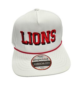 Imperial Youth White LIONS Shadow Letter Rope Hat
