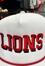 Imperial Youth White LIONS Shadow Letter Rope Hat
