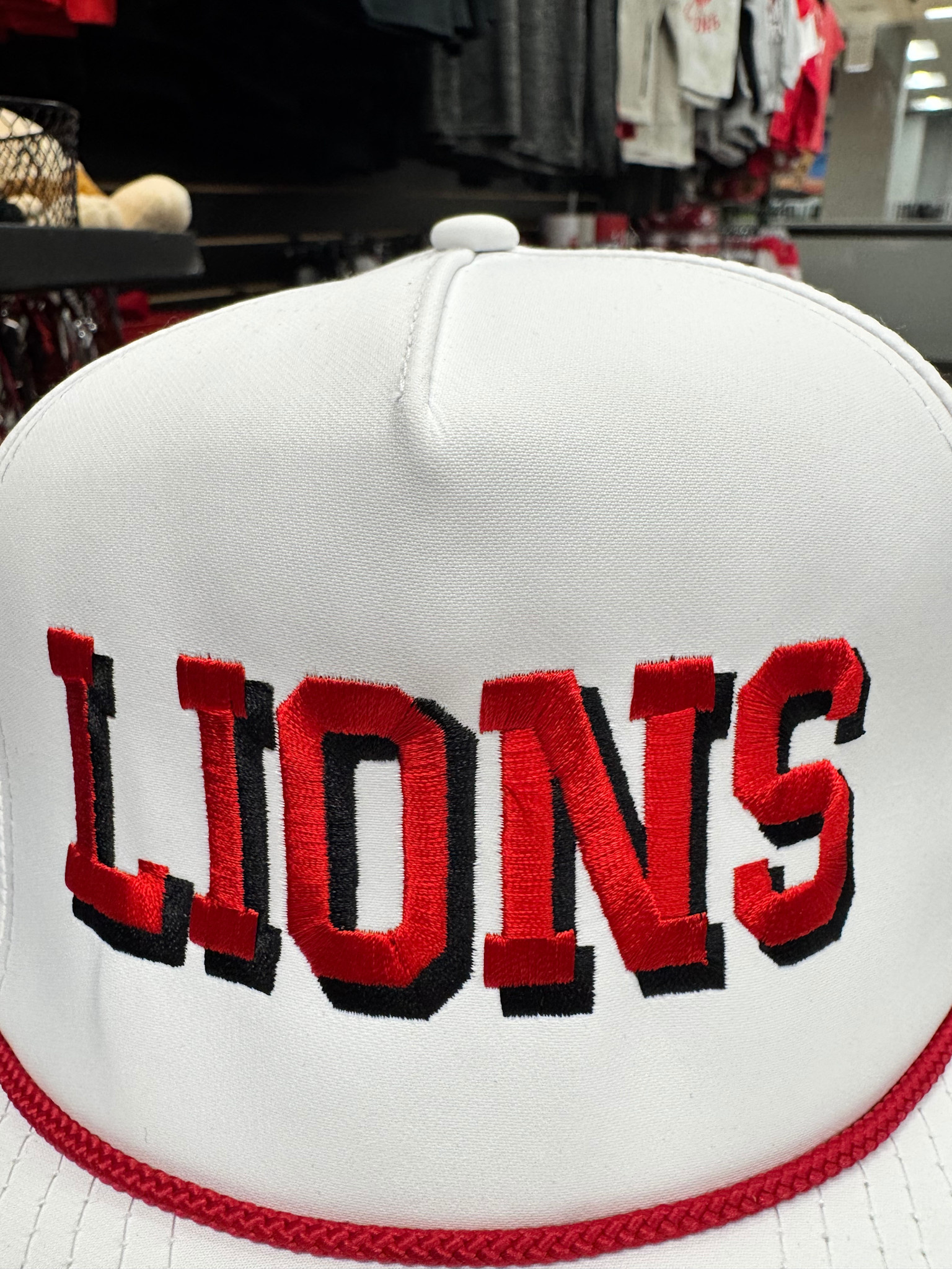 Imperial Youth White LIONS Shadow Letter Rope Hat