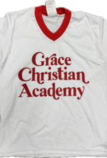 Augusta Sportswear Youth Girl's White Script SS Jersey