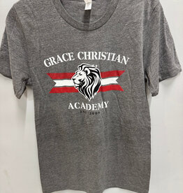 Bella Canvas Adult Unisex SS Gray Army Tee