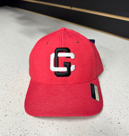 Ahead Adult Heather Red Mid Fit Performance Hat