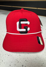Ahead Adult Classic Fit Performance Red Rope Snapback Hat