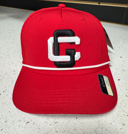 Ahead Adult Classic Fit Performance Red Rope Snapback Hat
