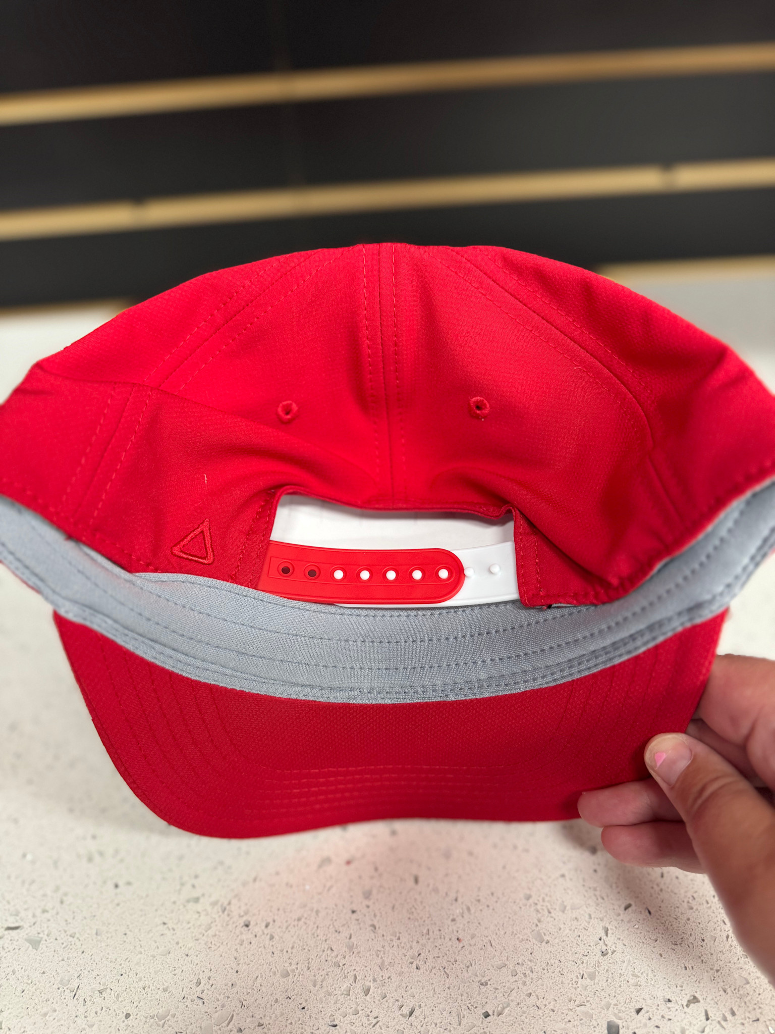 Ahead Adult Classic Fit Performance Red Rope Snapback Hat