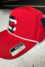 Ahead Adult Classic Fit Performance Red Rope Snapback Hat