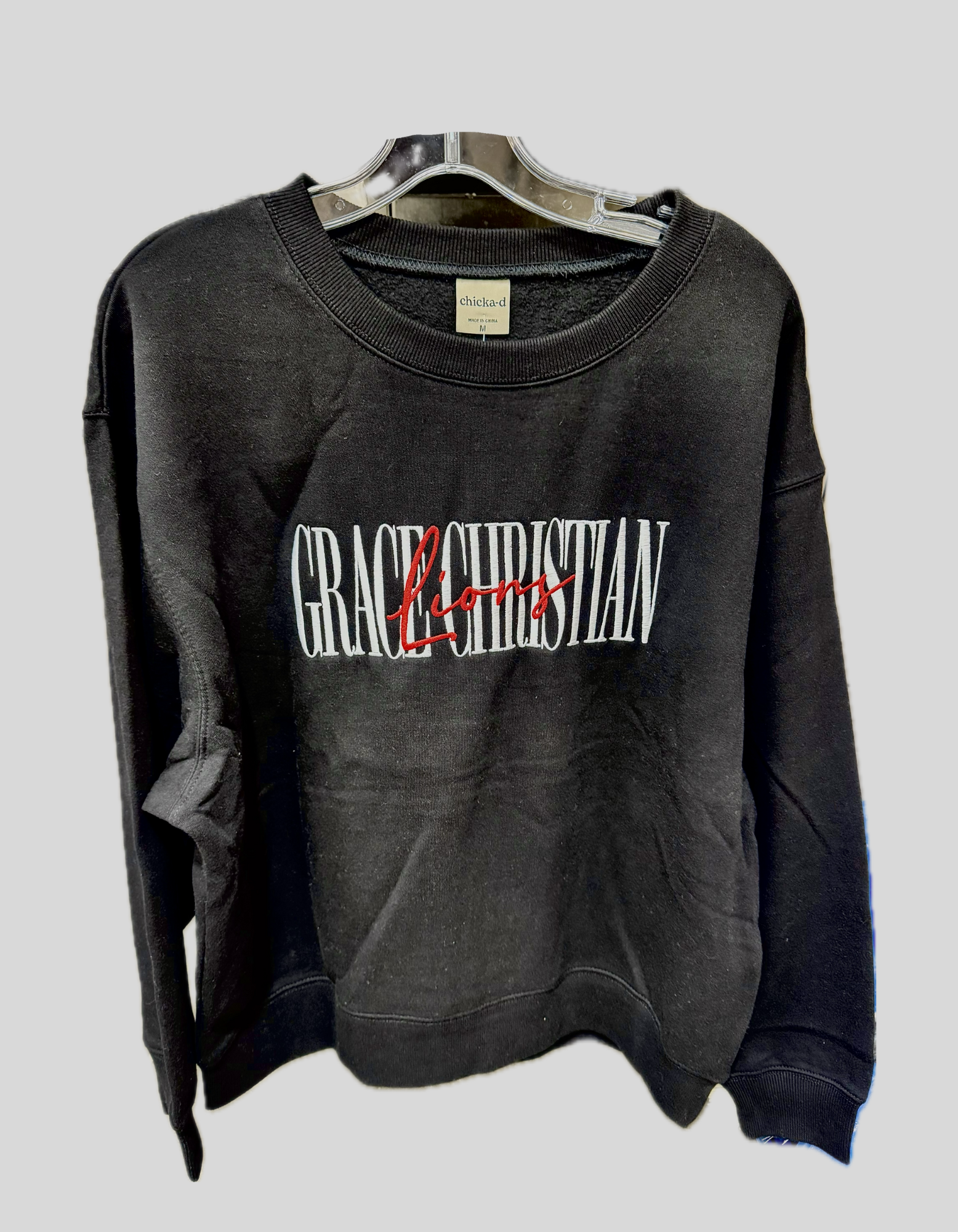 Chicka-D Women's Old School Black Sweatshirt