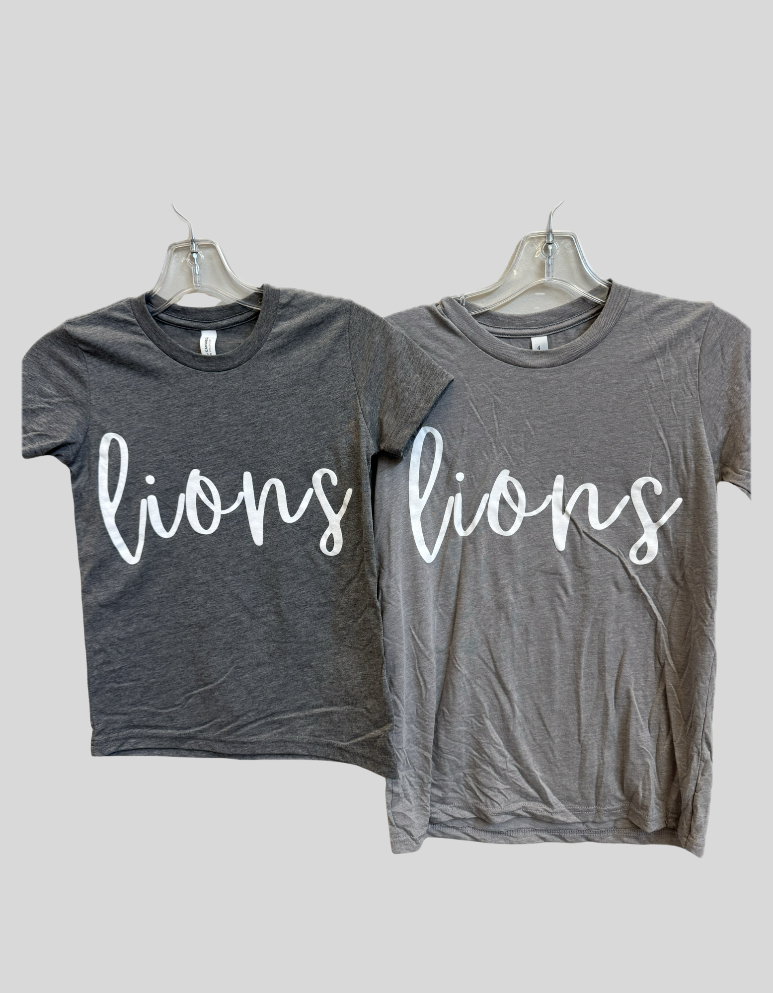 Bella Canvas Youth Girl's Lion Script SS Triblend Tee