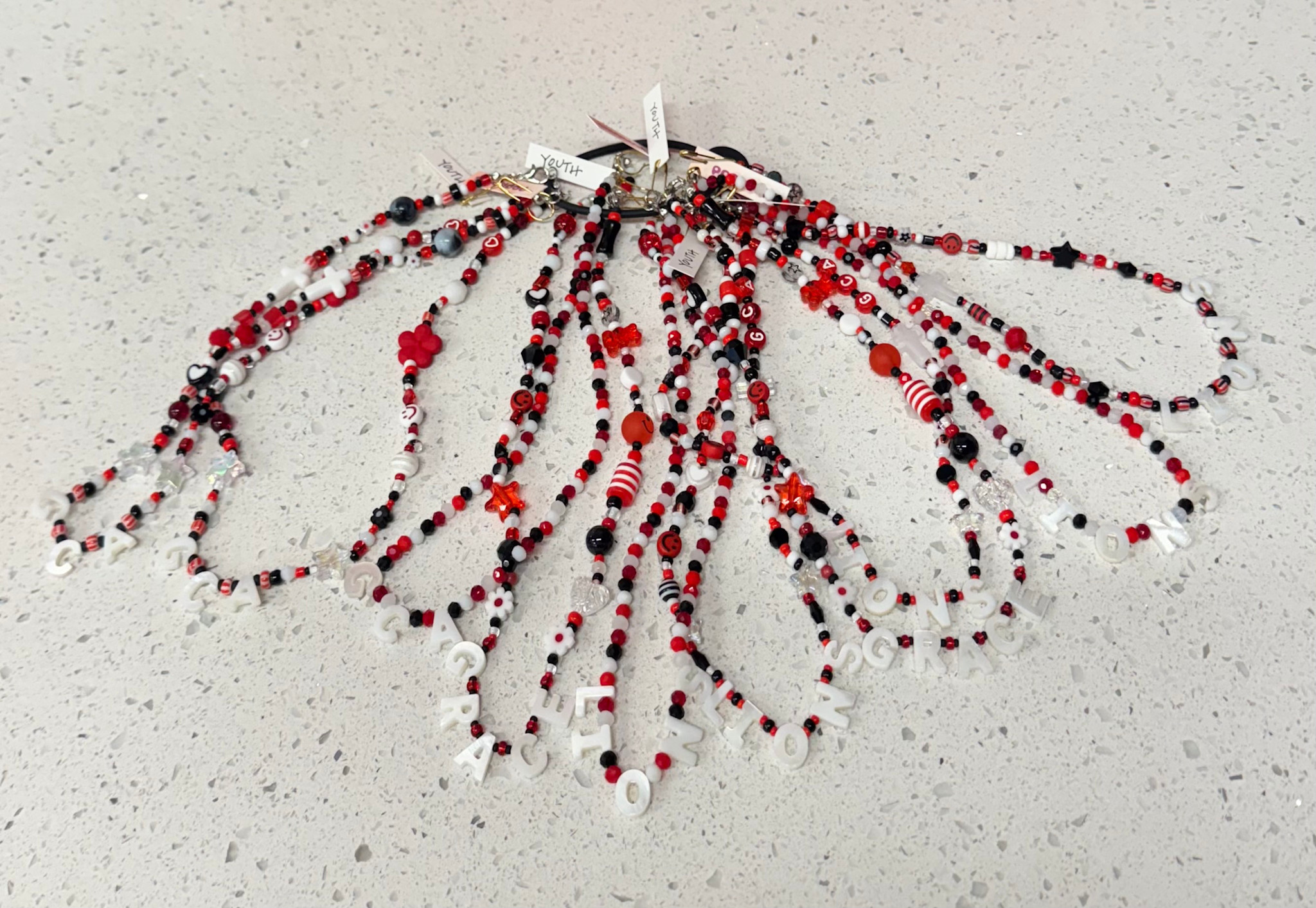 Pop Rocks Youth Beaded Necklaces