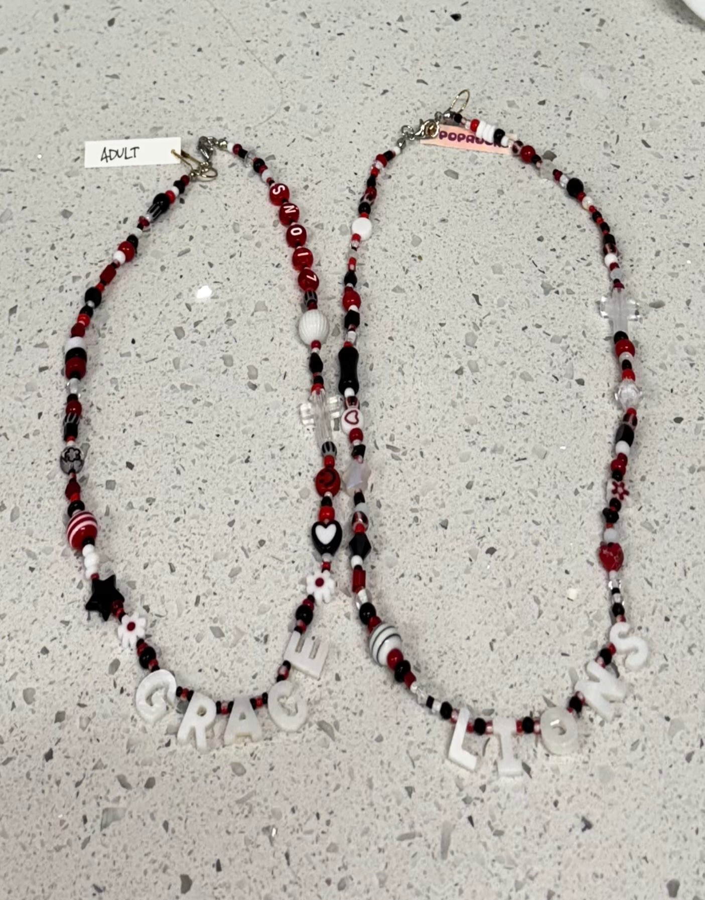 Pop Rocks Adult Beaded Necklaces
