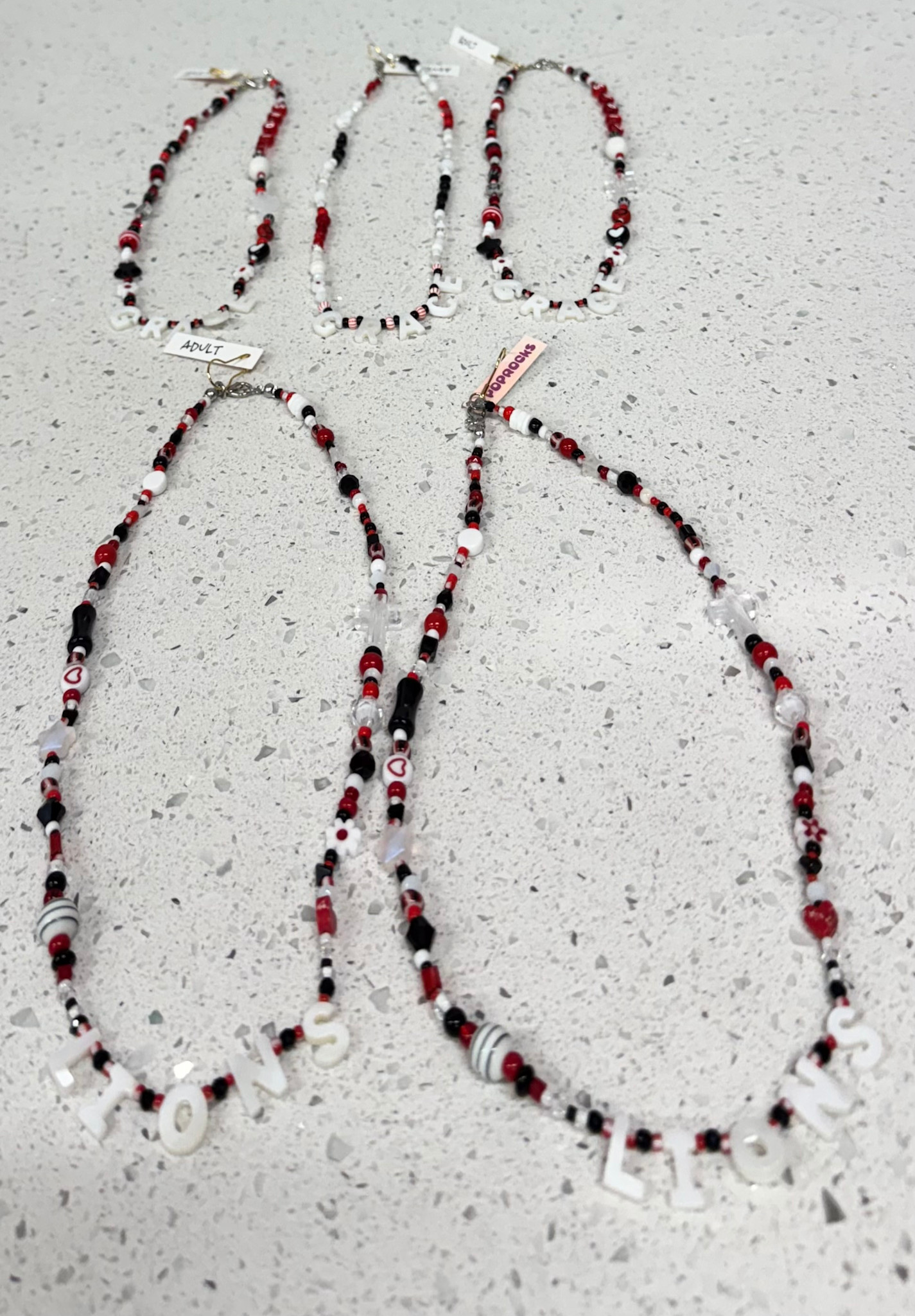 Pop Rocks Adult Beaded Necklaces